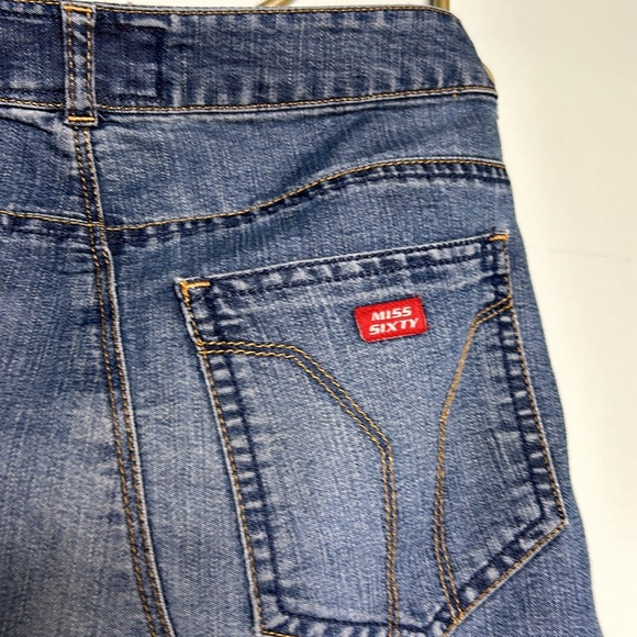 Vintage Miss Sixty Denim and Lace Skirt - Picture 11 of 12